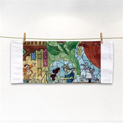 Beauty Stained Glass Hand Towel by Mog4mog4