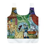 Beauty Stained Glass Full Print Recycle Bag (L) Front