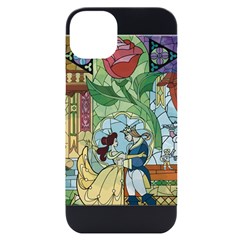 Beauty Stained Glass Iphone 14 Plus Black Uv Print Case by Mog4mog4