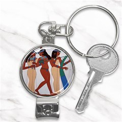 Egypt Fresco Mural Decoration Nail Clippers Key Chain by Mog4mog4