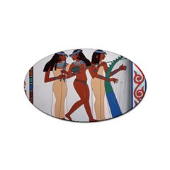 Egypt Fresco Mural Decoration Sticker Oval (100 Pack) by Mog4mog4