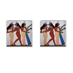 Egypt Fresco Mural Decoration Cufflinks (square) by Mog4mog4