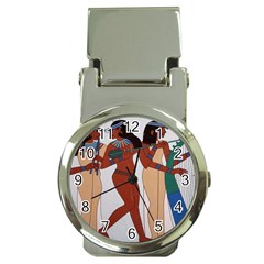 Egypt Fresco Mural Decoration Money Clip Watches by Mog4mog4