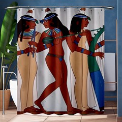 Egypt Fresco Mural Decoration Shower Curtain 60  X 72  (medium)  by Mog4mog4