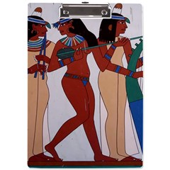 Egypt Fresco Mural Decoration A4 Acrylic Clipboard by Mog4mog4