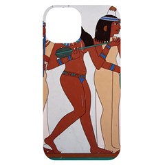 Egypt Fresco Mural Decoration Iphone 14 Black Uv Print Case