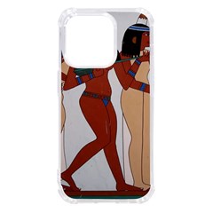 Egypt Fresco Mural Decoration Iphone 14 Pro Tpu Uv Print Case by Mog4mog4