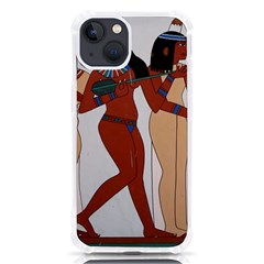 Egypt Fresco Mural Decoration Iphone 13 Tpu Uv Print Case