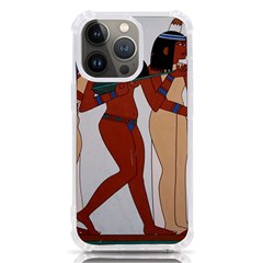 Egypt Fresco Mural Decoration Iphone 13 Pro Tpu Uv Print Case by Mog4mog4