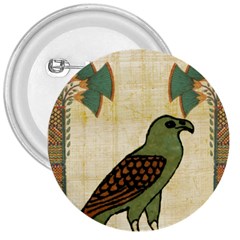 Egyptian Paper Papyrus Bird 3  Buttons by Mog4mog4