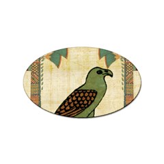 Egyptian Paper Papyrus Bird Sticker Oval (10 Pack) by Mog4mog4