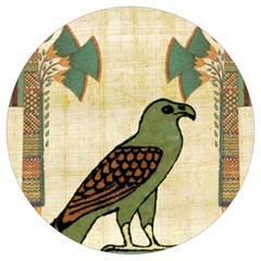 Egyptian Paper Papyrus Bird Round Trivet by Mog4mog4