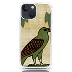 Egyptian Paper Papyrus Bird iPhone 13 mini TPU UV Print Case Front