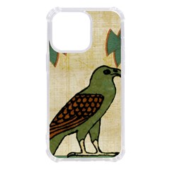 Egyptian Paper Papyrus Bird Iphone 13 Pro Tpu Uv Print Case by Mog4mog4