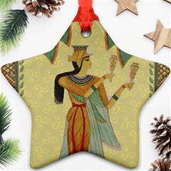 Egyptian Design Man Artifact Royal Ornament (star) by Mog4mog4