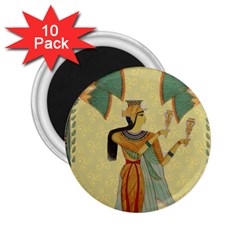 Egyptian Design Man Artifact Royal 2 25  Magnets (10 Pack)  by Mog4mog4