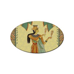 Egyptian Design Man Artifact Royal Sticker (oval) by Mog4mog4