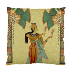 Egyptian Design Man Artifact Royal Standard Cushion Case (two Sides) by Mog4mog4