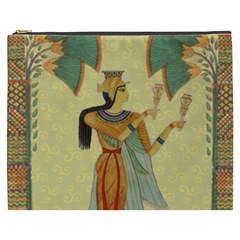 Egyptian Design Man Artifact Royal Cosmetic Bag (xxxl) by Mog4mog4