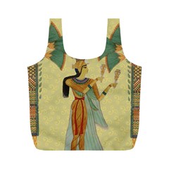 Egyptian Design Man Artifact Royal Full Print Recycle Bag (m) by Mog4mog4