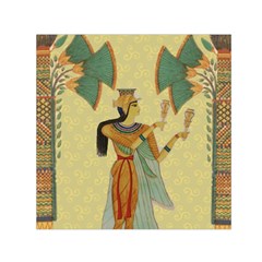 Egyptian Design Man Artifact Royal Square Satin Scarf (30  X 30 ) by Mog4mog4