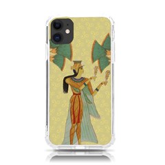 Egyptian Design Man Artifact Royal Iphone 11 Tpu Uv Print Case by Mog4mog4