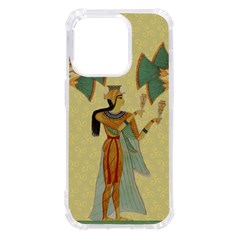 Egyptian Design Man Artifact Royal Iphone 14 Pro Tpu Uv Print Case