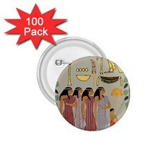 Egyptian Paper Women Child Owl 1 75  Buttons (100 Pack)  by Mog4mog4