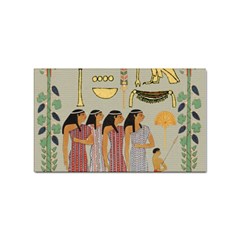 Egyptian Paper Women Child Owl Sticker (rectangular) by Mog4mog4