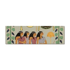 Egyptian Paper Women Child Owl Sticker (bumper) by Mog4mog4