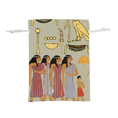 Egyptian Paper Women Child Owl Lightweight Drawstring Pouch (m) by Mog4mog4