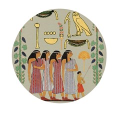 Egyptian Paper Women Child Owl Mini Round Pill Box (pack Of 3) by Mog4mog4