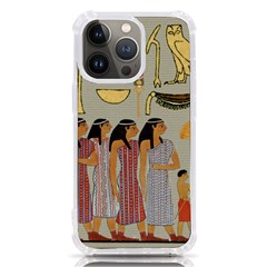 Egyptian Paper Women Child Owl Iphone 13 Pro Tpu Uv Print Case by Mog4mog4