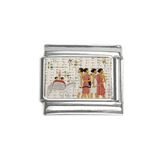 Egyptian Design Men Worker Slaves Italian Charm (9mm) by Mog4mog4