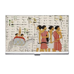 Egyptian Design Men Worker Slaves Business Card Holder by Mog4mog4