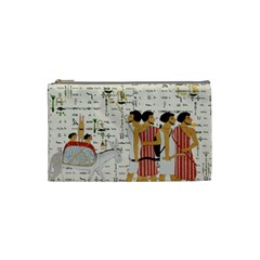 Egyptian Design Men Worker Slaves Cosmetic Bag (small) by Mog4mog4