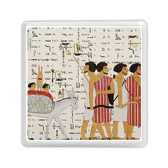 Egyptian Design Men Worker Slaves Memory Card Reader (square) by Mog4mog4