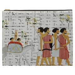 Egyptian Design Men Worker Slaves Cosmetic Bag (xxxl) by Mog4mog4