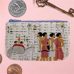 Egyptian Design Men Worker Slaves Large Coin Purse by Mog4mog4