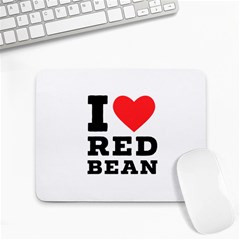 I Love Red Bean Small Mousepad by ilovewhateva