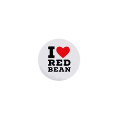 I Love Red Bean 1  Mini Magnets by ilovewhateva