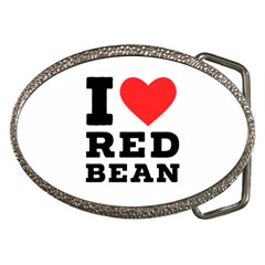 I Love Red Bean Belt Buckles by ilovewhateva