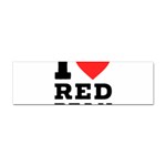 I love red bean Sticker (Bumper) Front