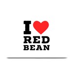 I love red bean Plate Mats 18 x12  Plate Mat