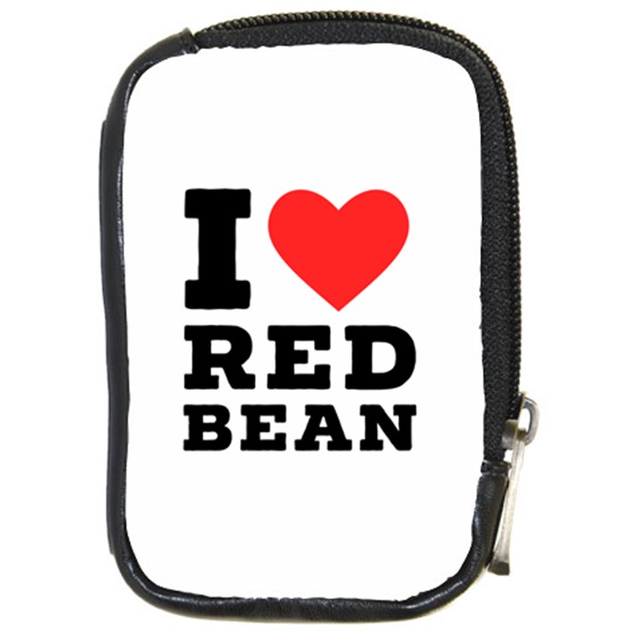 I love red bean Compact Camera Leather Case