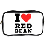 I love red bean Toiletries Bag (Two Sides) Back