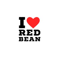 I Love Red Bean Shower Curtain 48  X 72  (small)  by ilovewhateva