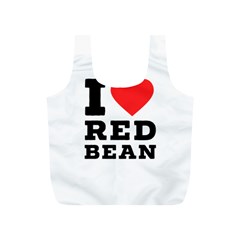 I Love Red Bean Full Print Recycle Bag (s) by ilovewhateva