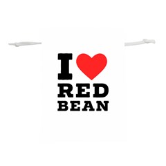 I Love Red Bean Lightweight Drawstring Pouch (l) by ilovewhateva