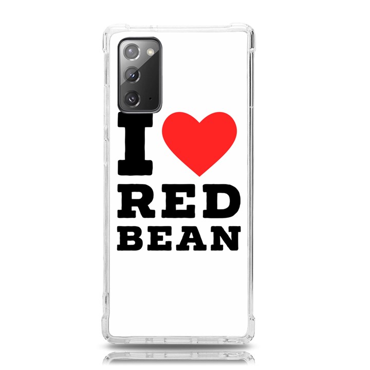 I love red bean Samsung Galaxy Note 20 TPU UV Case